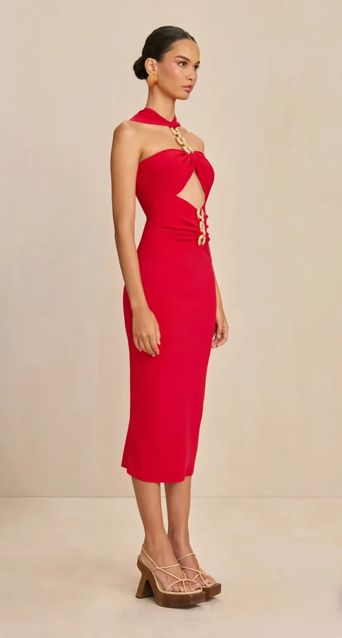 Cult Gaia Cristos Knit Dress In Lollipop Size 6 - Image 3