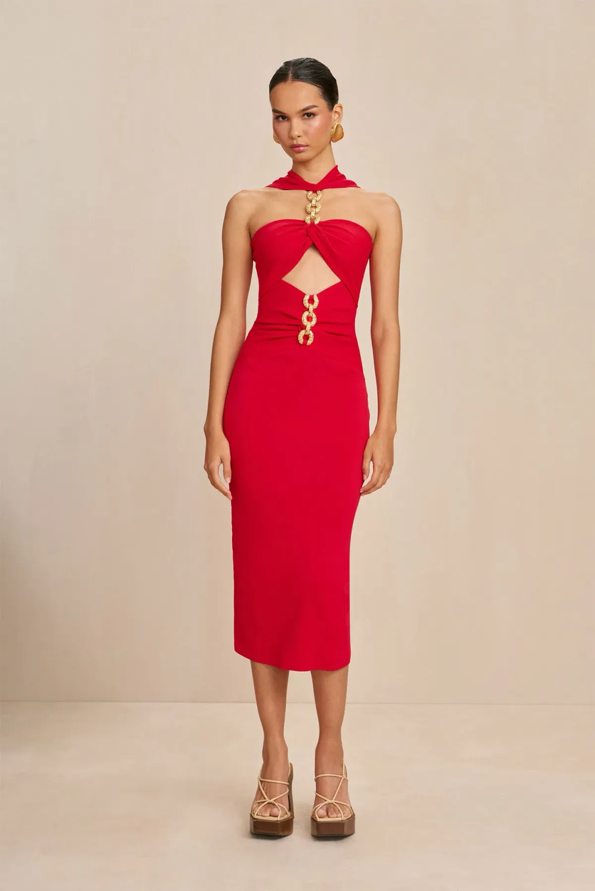 Cult Gaia Cristos Knit Dress In Lollipop Size 6 - Image 1