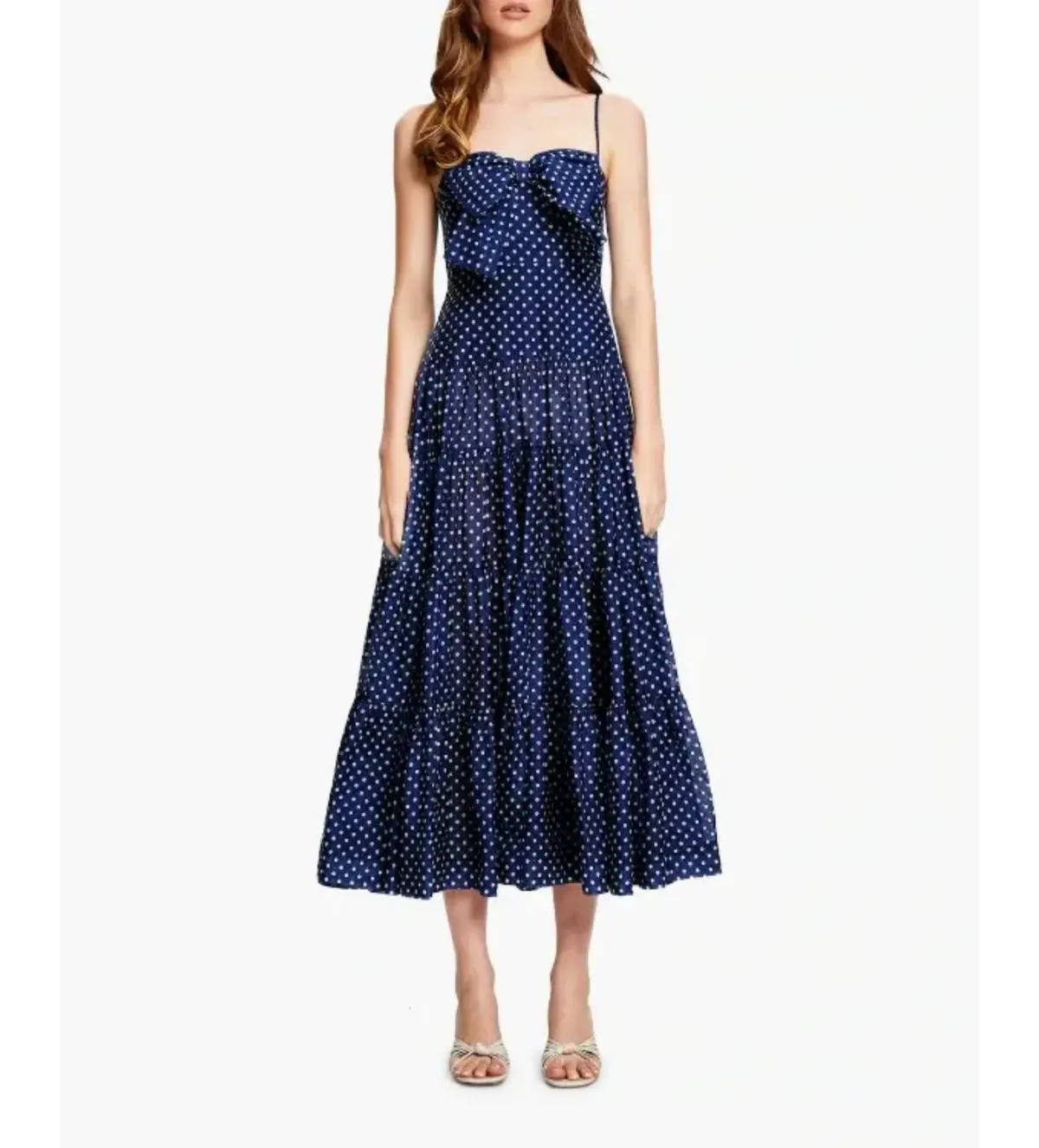 Alice McCall Last Song Midi Dress Blue Size 14 - Image 1