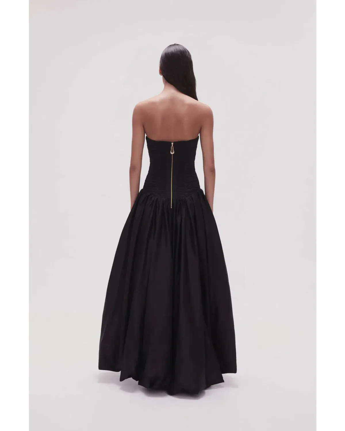 Aje Violette Bubble Hem Maxi Dress Black Size AU 14 - Image 2