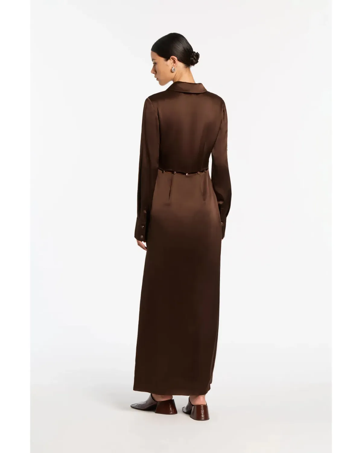 Sir the label Selita Shirt Dress Brown Size 3 / AU 12 - Image 3
