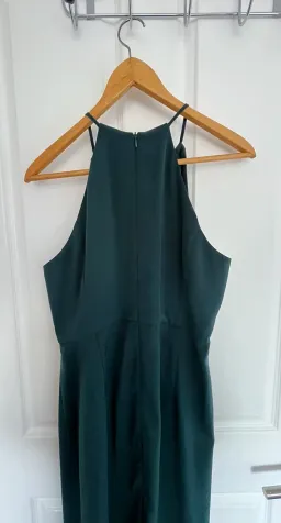 Shona Joy Core High Neck Ruched Dress Emerald Size AU 14 for rent on The Volte - image 4