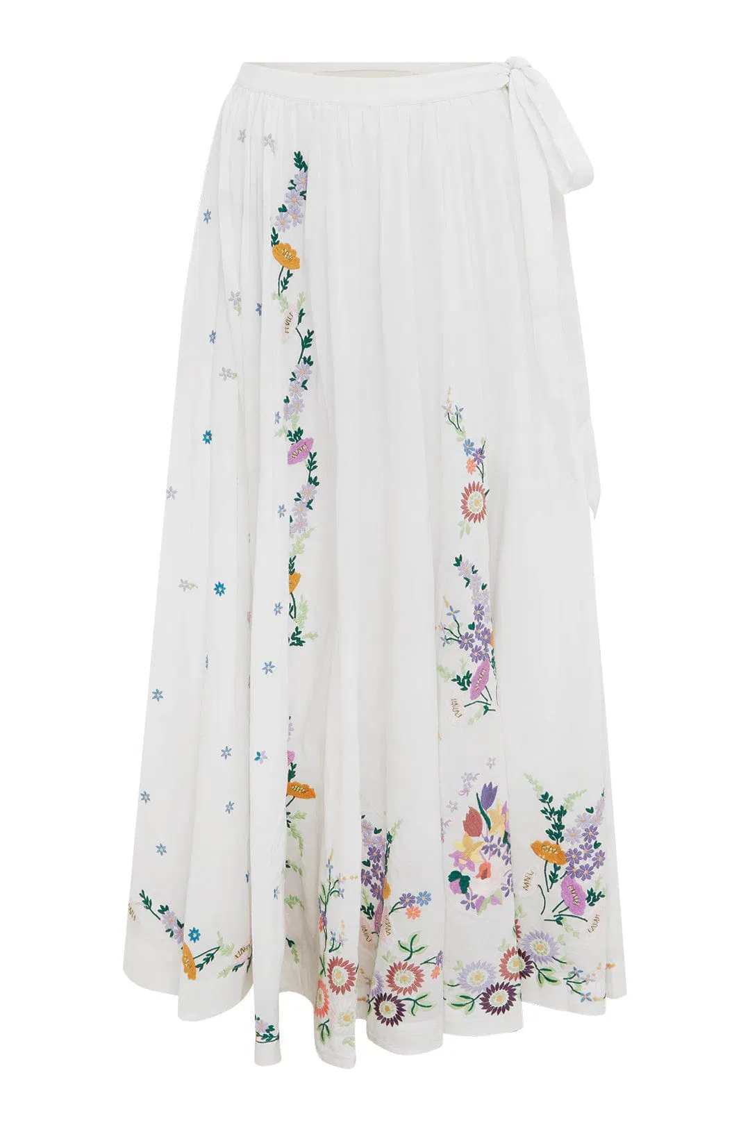 Alemais Willa Embroidered Blouse and Skirt Set Floral Size 14 for rent on The Volte - main image