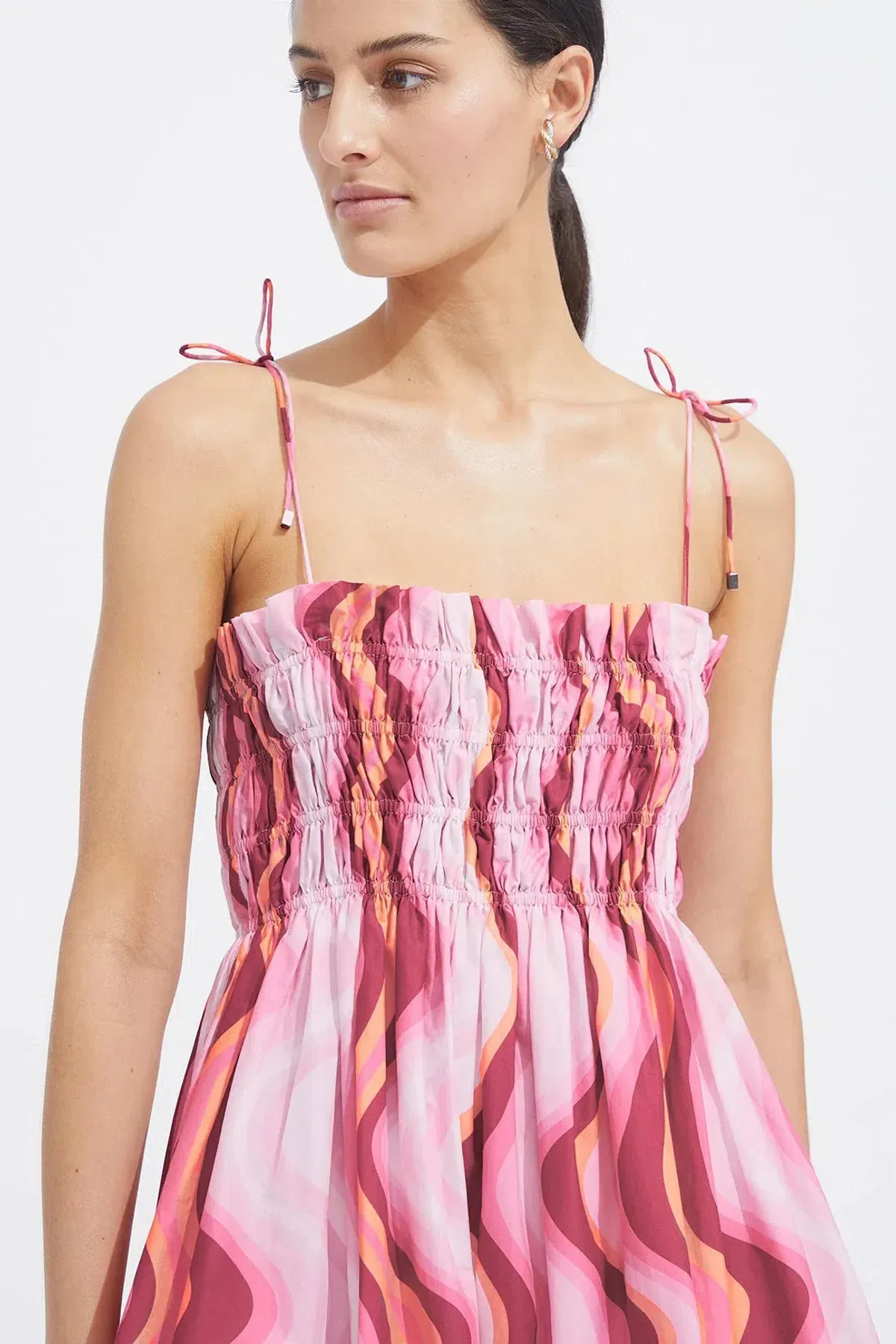 Steele Mirabella Midi Dress Groovy Print Size L / AU 12 - Image 2