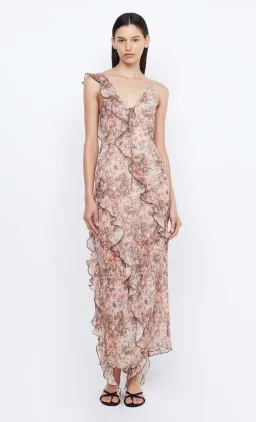 Bec & Bridge Courtney Frill Maxi Dress Versailles Floral Size 6 for rent on The Volte - image 3