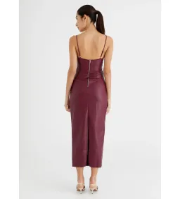 Theodore Faux Leather Dress Size 8 for rent on The Volte - image 2