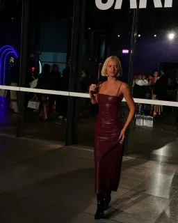 Theodore Faux Leather Dress Size 8 for rent on The Volte - image 3