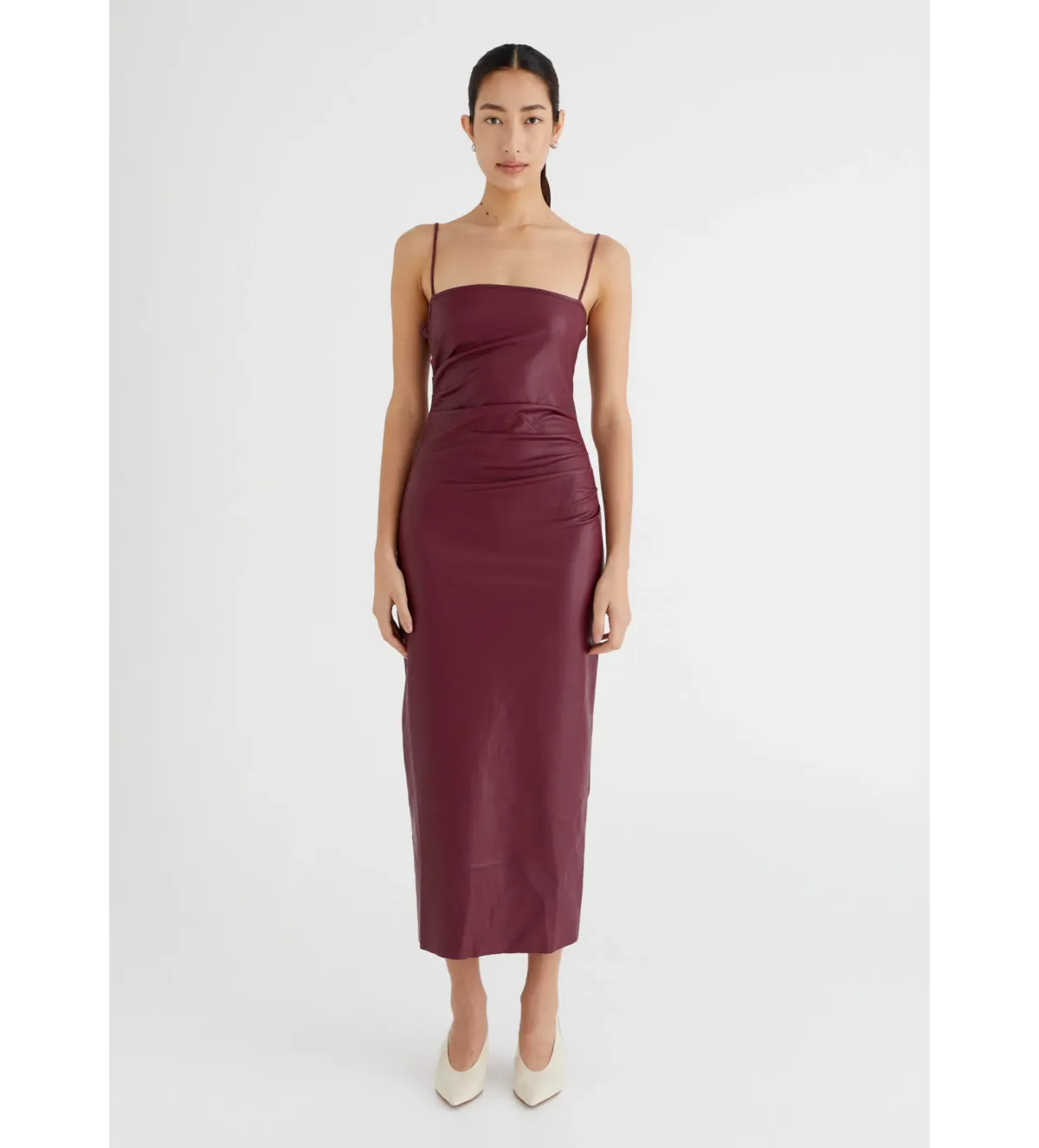 Theodore Faux Leather Dress Size 8 for rent on The Volte - main image