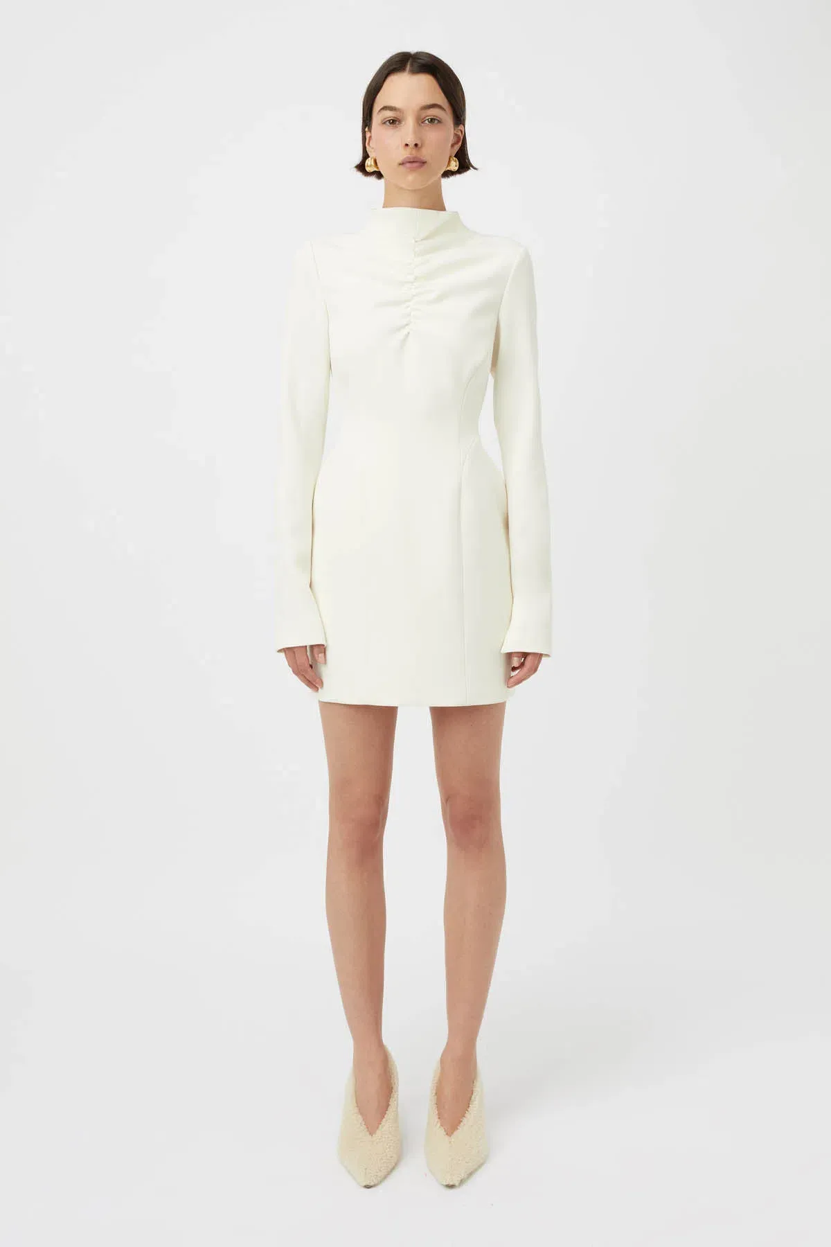 Camilla and Marc The Portico Mini Dress Cream Size 10 - Image 1
