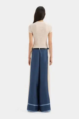 Sir the Label Dazed Wrap Halter Mini and Belted Pant Set in Studio Print Size 0/Au 6 for rent on The Volte - image 3