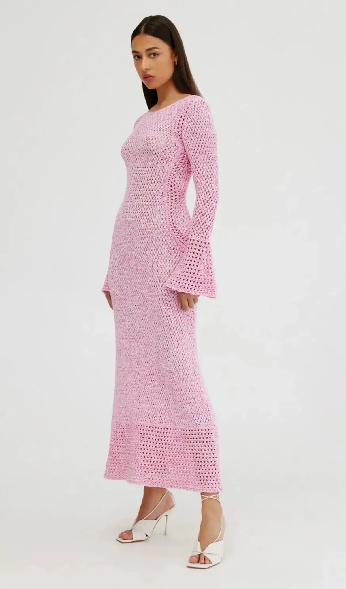 Significant Other Una Maxi Dress Fuchsia Size 8 - Image 3