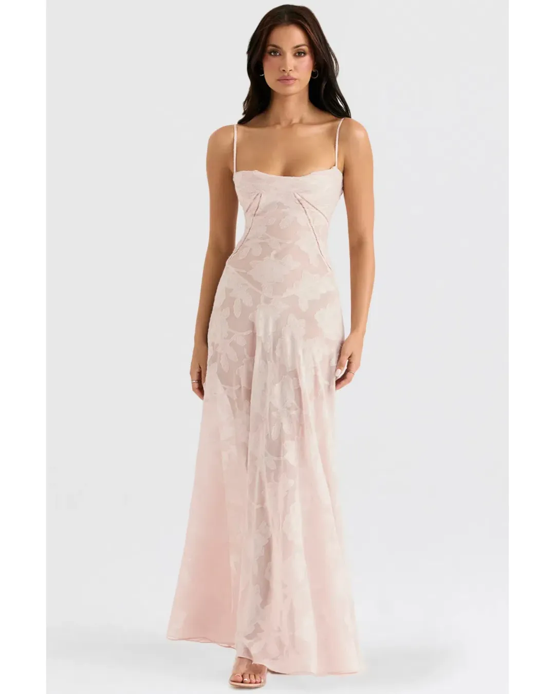 House Of CB Seren Dress Pink Size AU 10 for rent on The Volte - main image