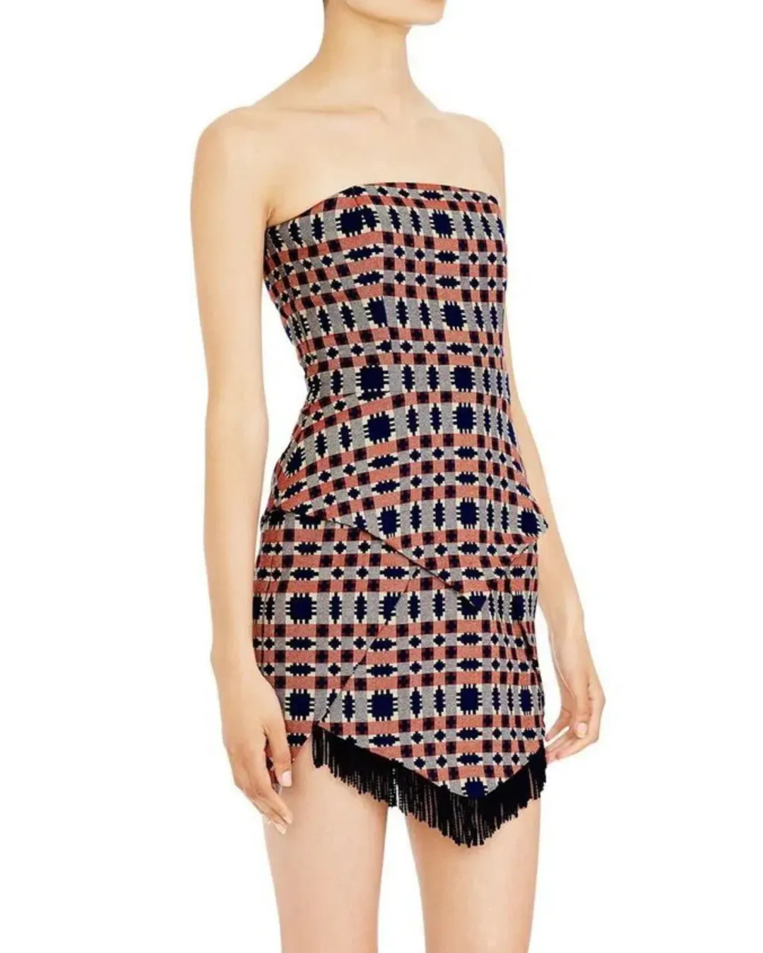 Sass & Bide Field Of Dreams The Sequel Mini Fringe Dress Multi Size AU 6 for rent on The Volte - main image