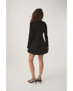 Aje Harmony Knit Dress in Black Size XXS / AU 4 for rent on The Volte - image 3