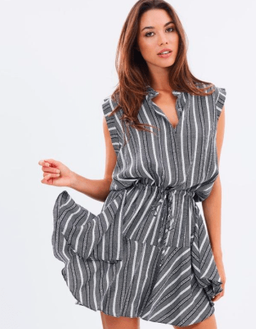 Shona Joy Phoenix Drawstring Dress for rent on The Volte - image 1
