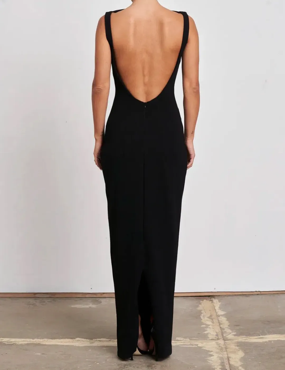 Effie Kats Verona Gown Black Size XS / AU 6 for rent on The Volte - main image