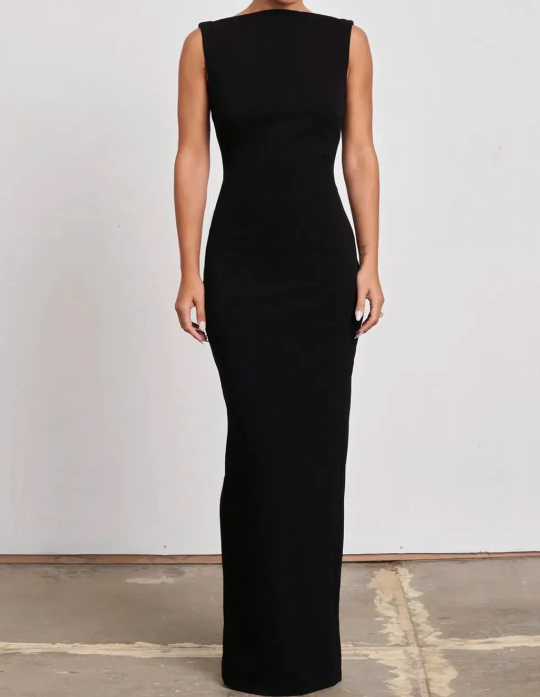 Effie Kats Verona Gown Black Size XS / AU 6 for rent on The Volte - main image