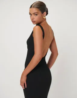 Effie Kats Verona Gown Black Size XS / AU 6 for rent on The Volte - image 3