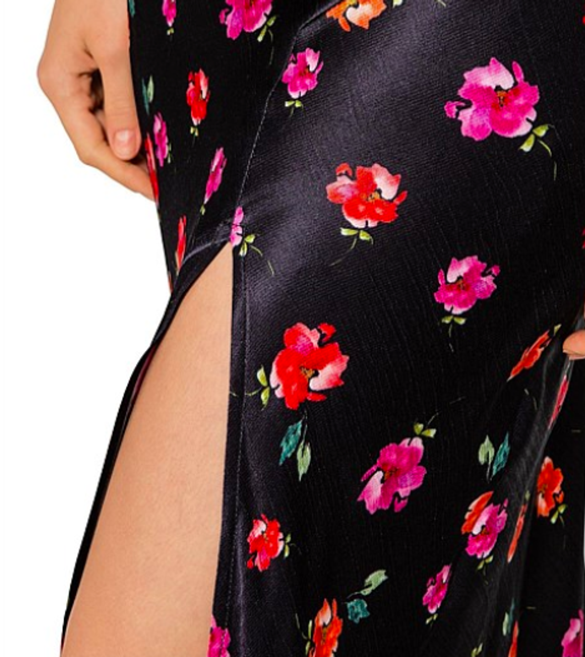 Bec & Bridge Floral Midi Dress Black Floral Size AU 6 - Image 3
