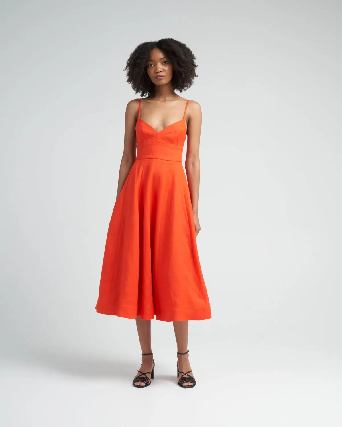 Zimmermann Wonderland Picnic MIdi Dress in Red Size - Image 1