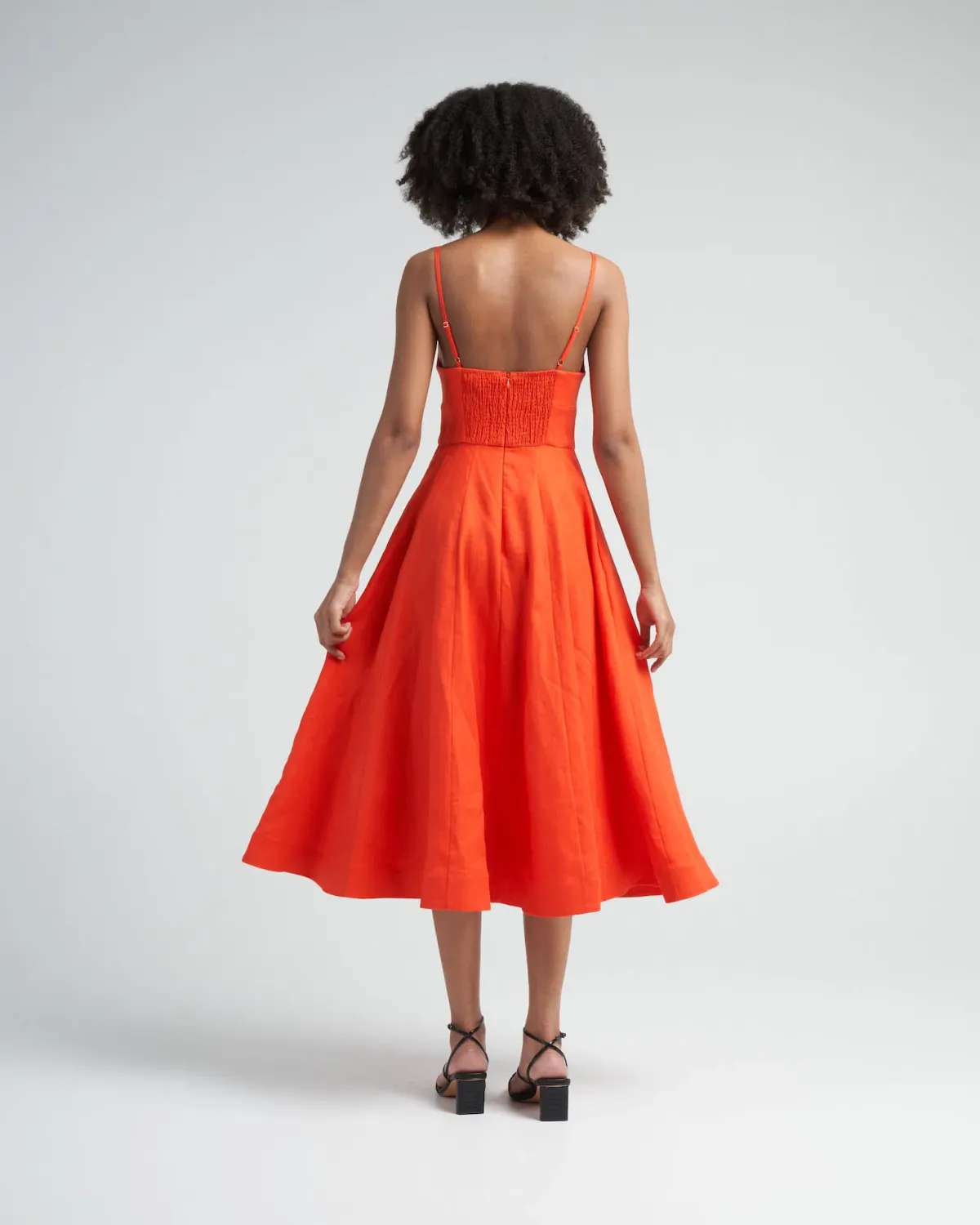 Zimmermann Wonderland Picnic MIdi Dress in Red Size - Image 2