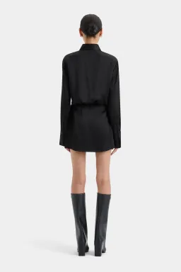 Sir the label Sorrento Shirt Dress Black Size AU 8 for rent on The Volte - image 3