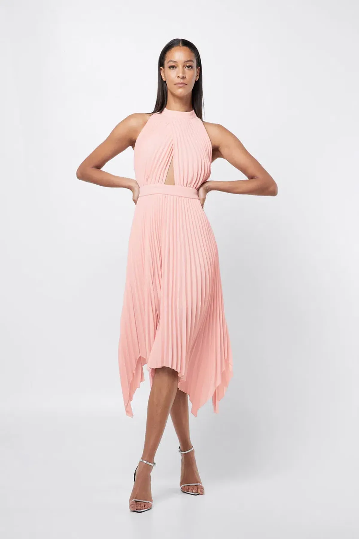 Mossman Rapture Midi Dress Blush Size 6 for rent on The Volte - main image