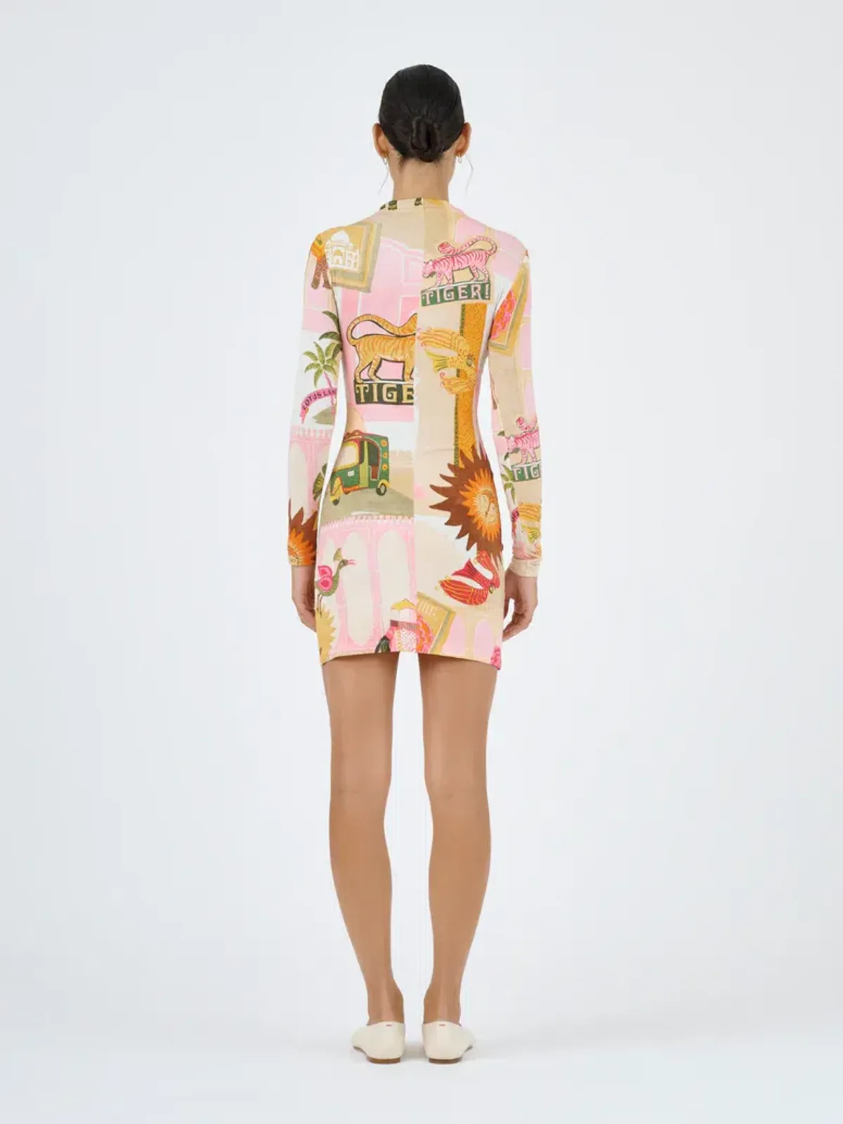 Roame Goldie Mini Dress Pink City Size 1 / Au 8 - Image 5