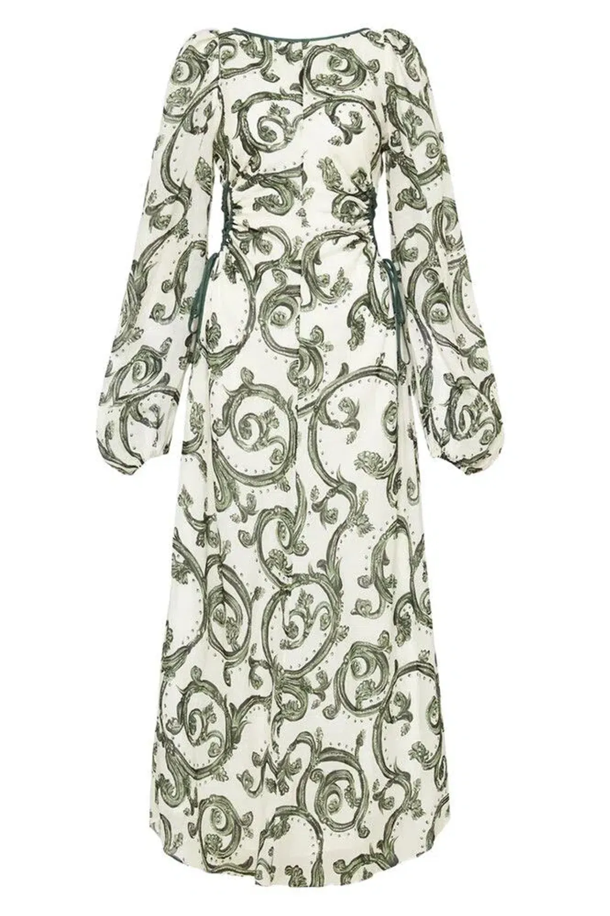Kate Ford Zelie Cut Out Dress Valentina Print Size 1 / AU 8 - Image 3