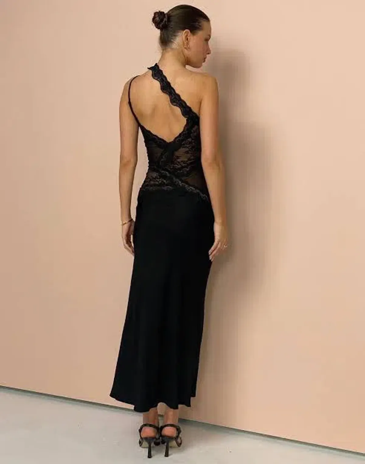 Bec & Bridge Ria Asym Dress Black Size 8 - Image 3