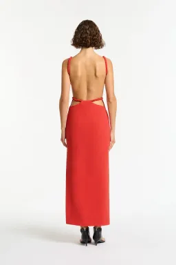 Sir the Label Spoerri Backless Gown Red Size 8 for rent on The Volte - image 4