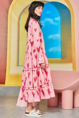 Coop by Trelise Cooper The Full Swoon Dress Heart Full Print Size S / AU 8 for rent on The Volte - image 2