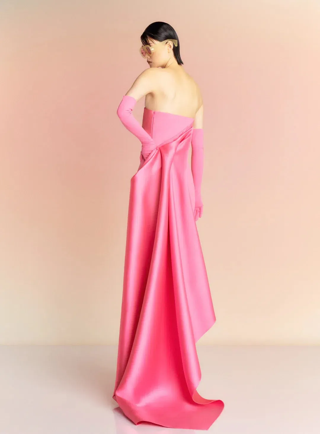 Solace London The Kinsley Maxi Dress in Rose Pink Size 12 for rent on The Volte - main image