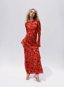Realisation Par The Gia Maxi Dress Red Floral Size XS/ AU 8 for rent on The Volte - image 3