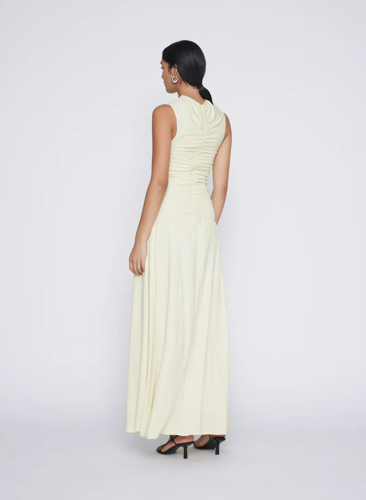 Anna Quan Fleur Midi Dress in Vanilla Size 14 - Image 2