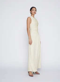Anna Quan Fleur Midi Dress in Vanilla Size 14 for rent on The Volte - image 3