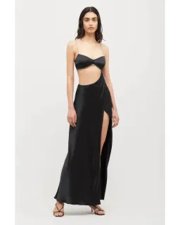 Michael Lo Sordo Symic Crystalline Luna Dress Black Size AU 8 for rent on The Volte - image 1