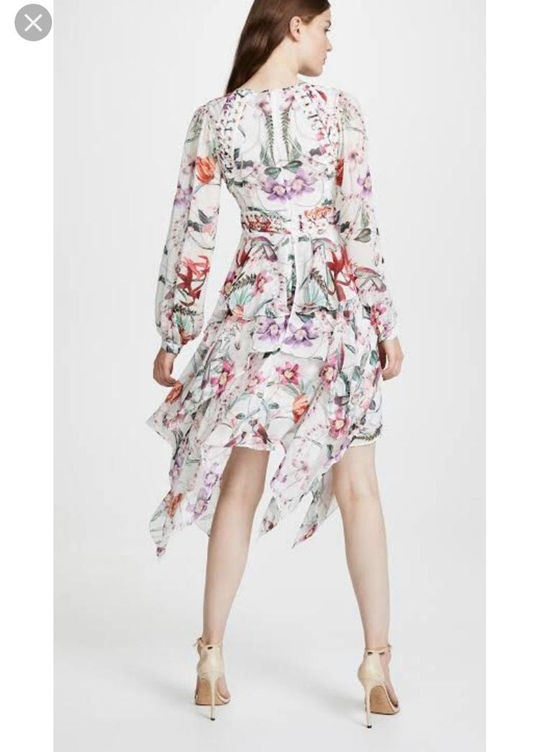 Thurley Poppy print layered dress for rent on The Volte - main image
