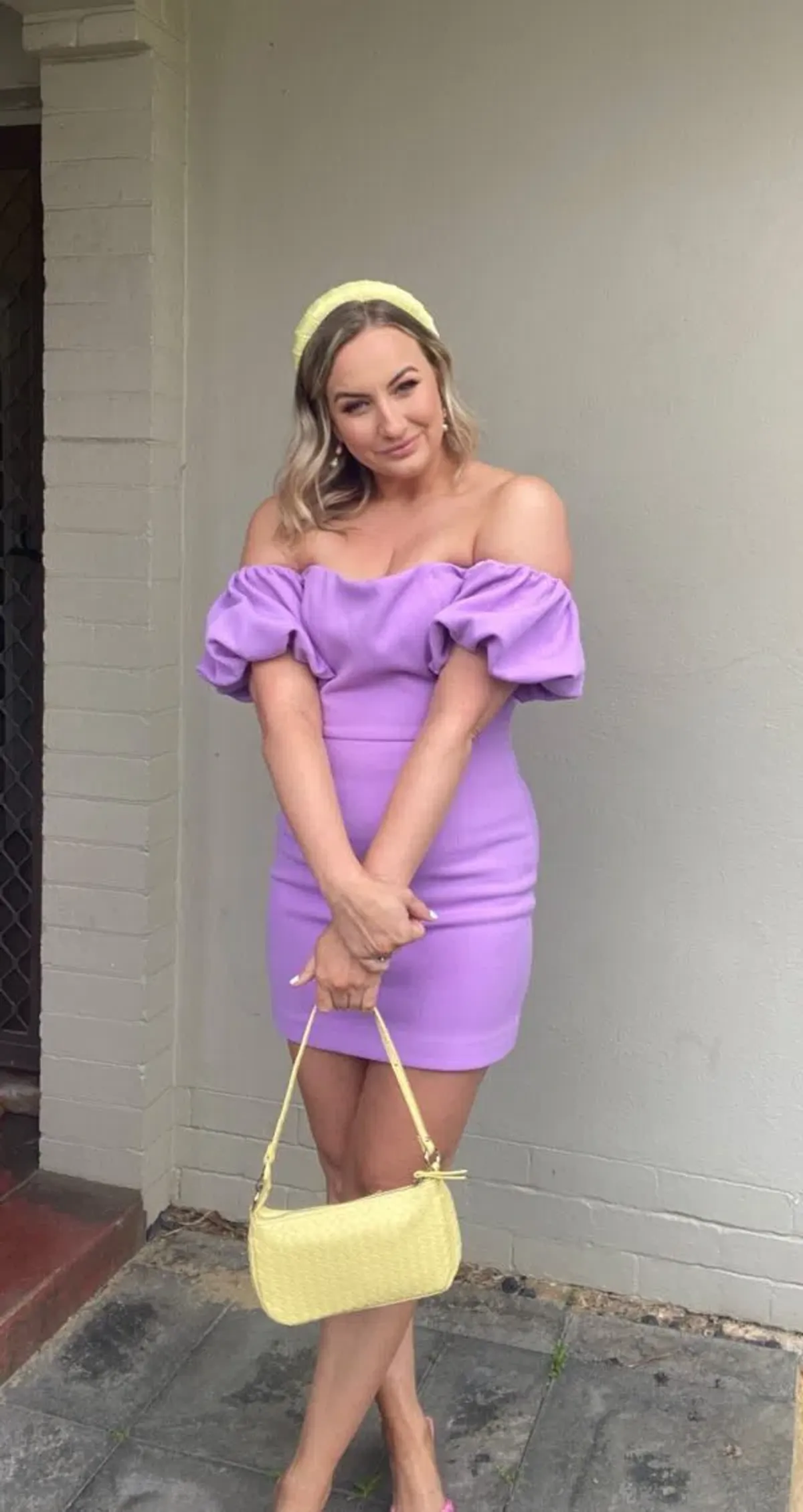 Mossman More Than Words Dress Purple Size 6 - Image 3