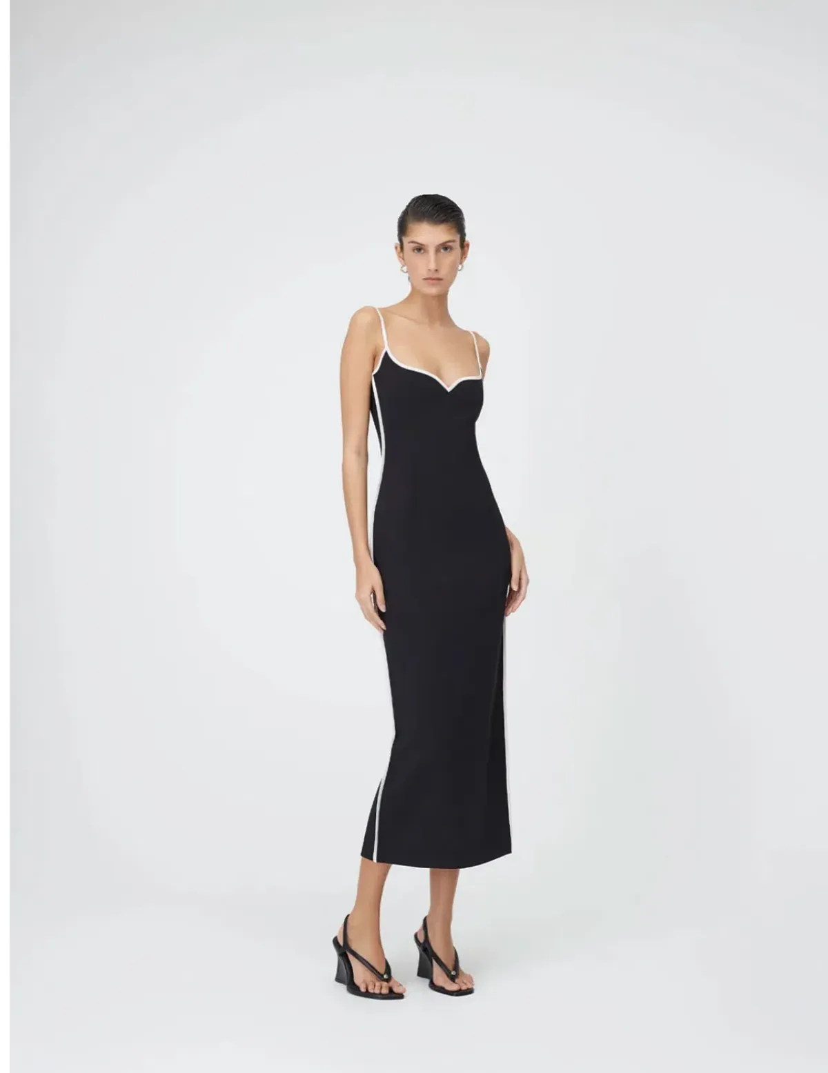 Paris Georgia Heart Dress Black/White Size 10 - Image 1