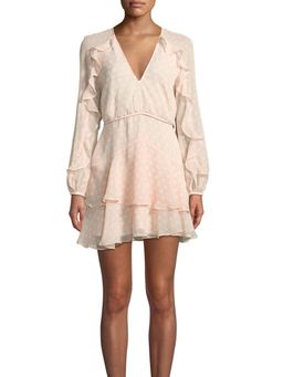 La Maison Talulah Love Token Mini Dress Blush Size 8 for rent on The Volte - image 3
