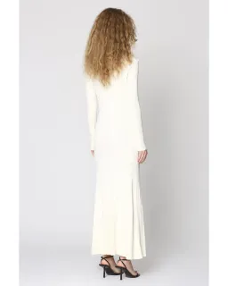 Self Portrait Embellished Midi Dress Cream Size AU 8 for rent on The Volte - image 2