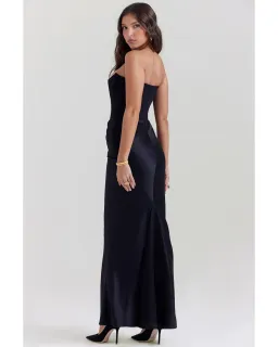 House Of CB Persephone Strapless Corset Dress Black Size AU 8 for rent on The Volte - image 2