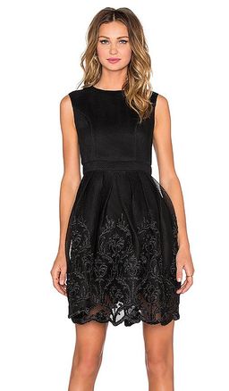 Bronx and Banco Isabelle Puff Dress Black Size 8 for rent on The Volte - image 1