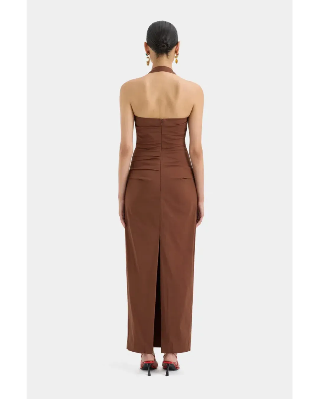 Sir the Label Nikki Gown Brown Size 2 / AU 10 for rent on The Volte - main image