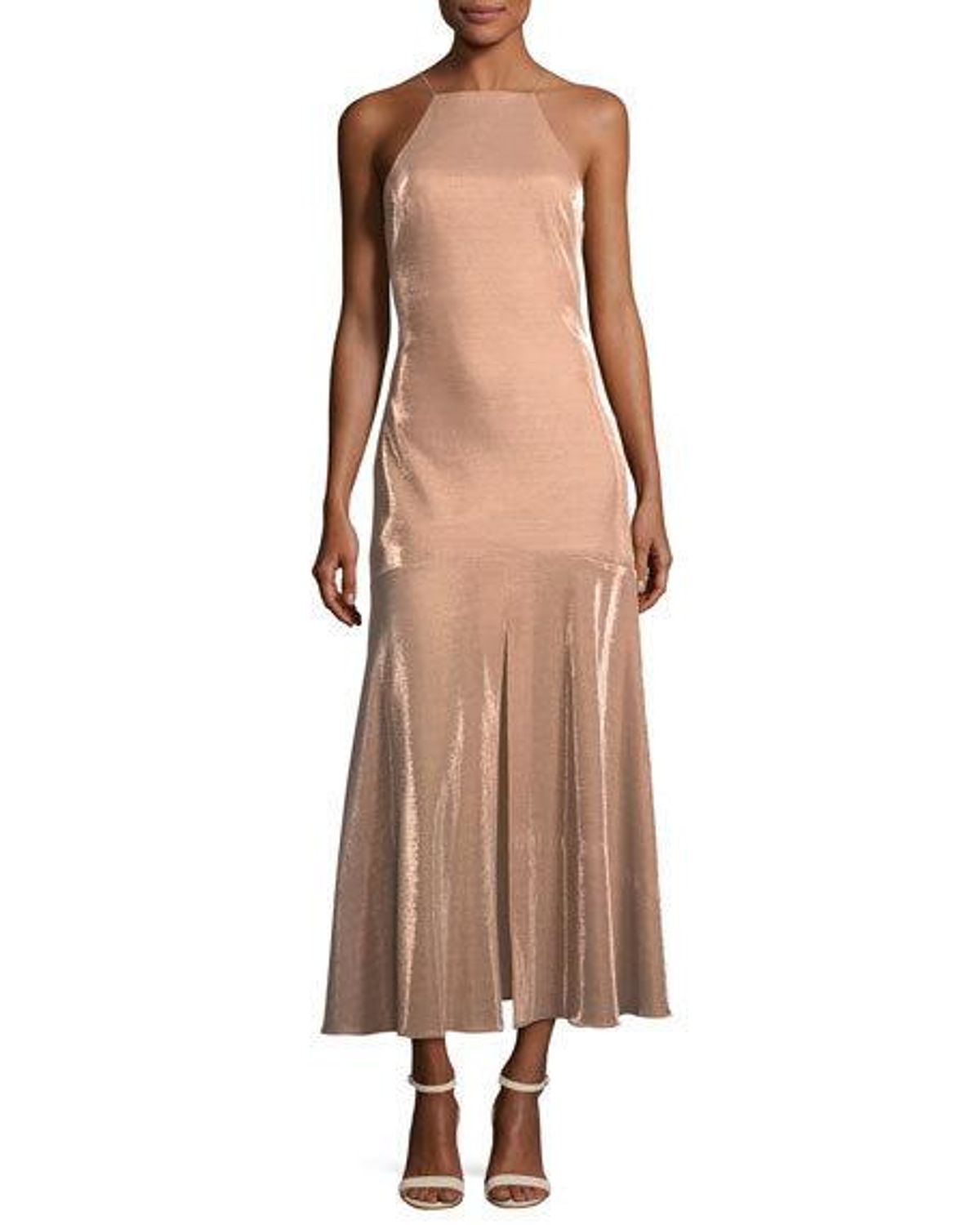 Camilla & Marc Opasidy Halter Neck Dress Pink Size 10 - Image 1