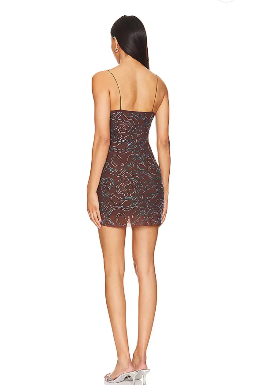 Bec & Bridge Alize Singlet Mini Dress in Espresso Size 8 for rent on The Volte - main image