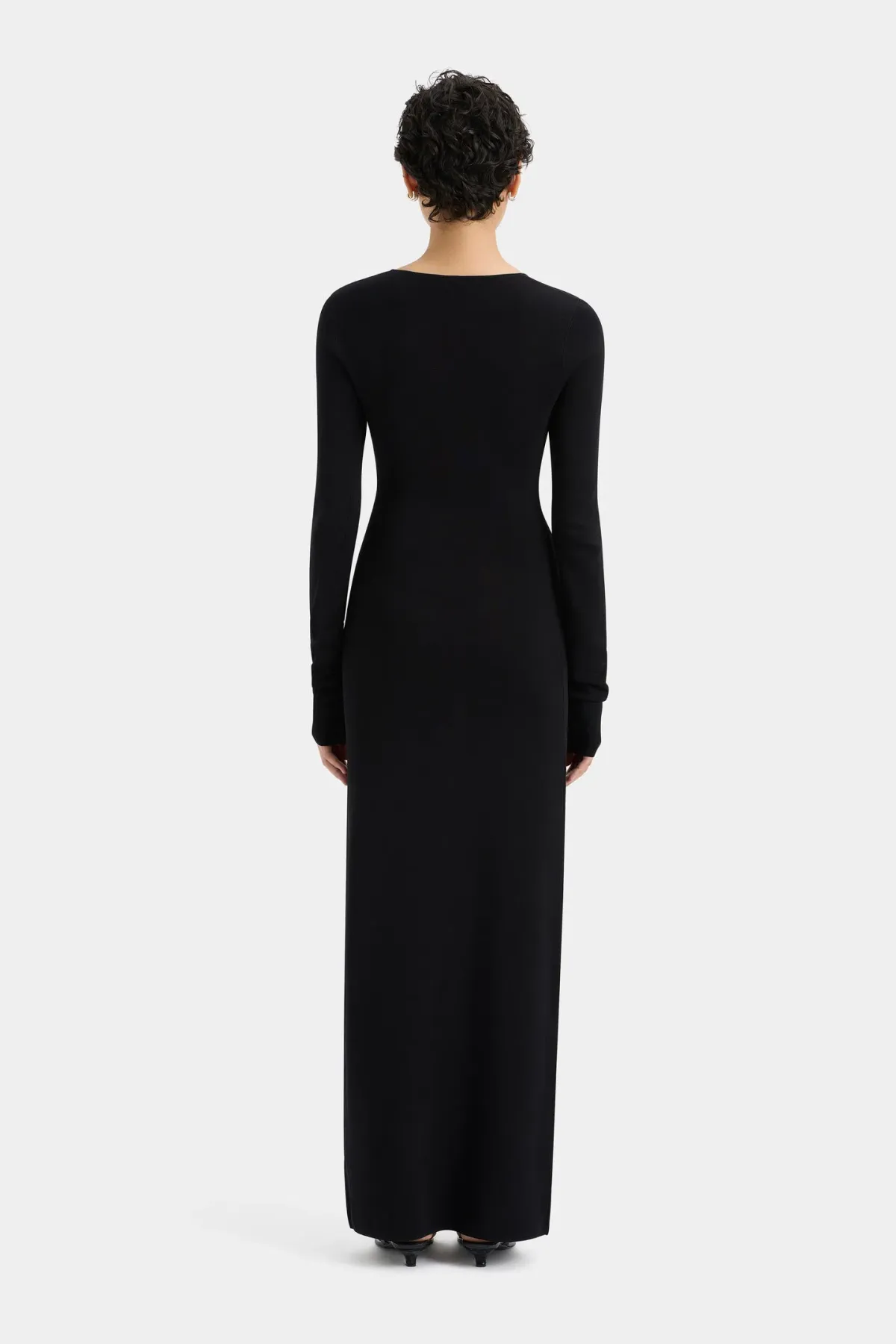 Sir the Label Kinetic Beaded Maxi Dress Black Size 0/ AU 6 - Image 3