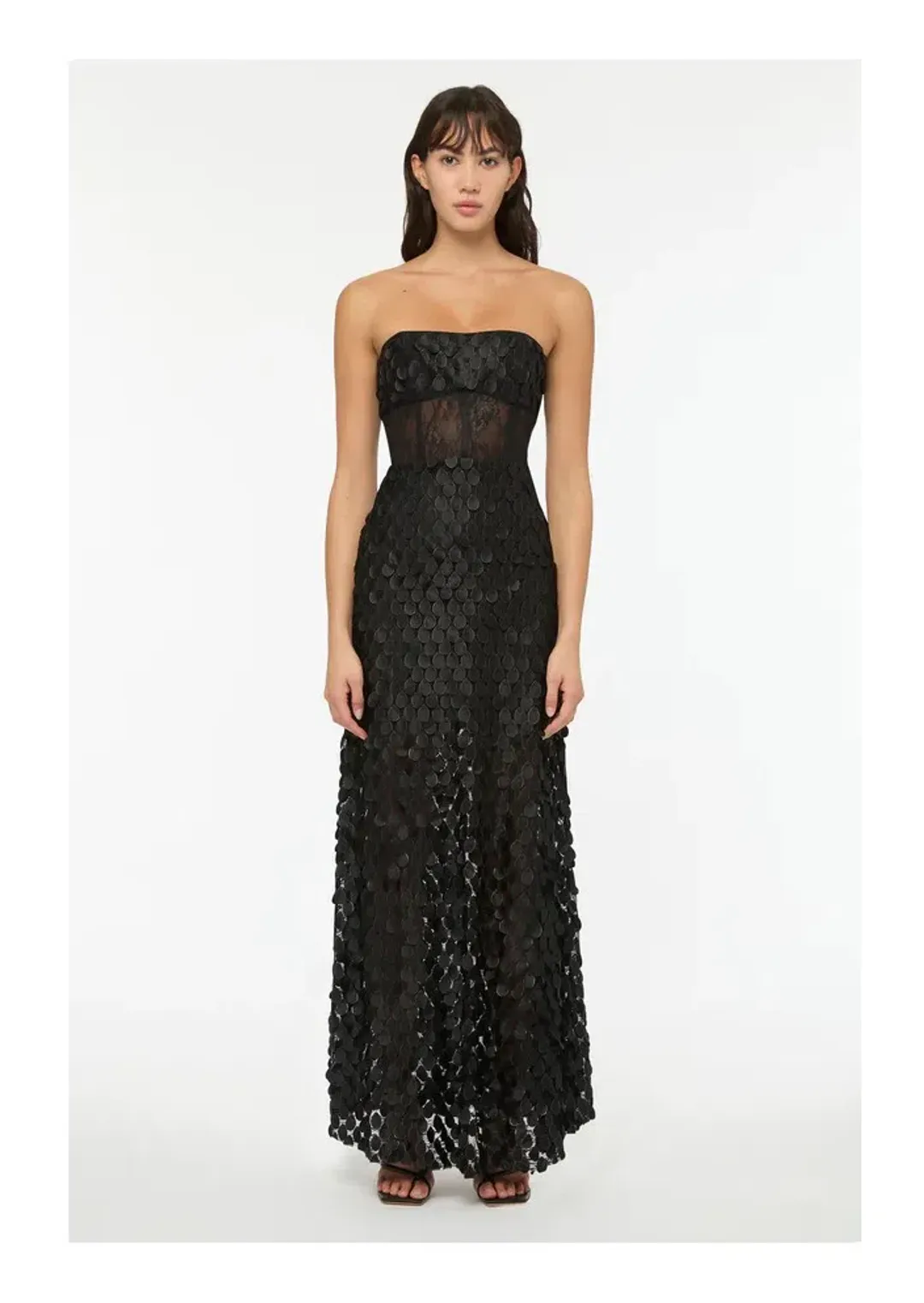 Manning Cartell Supreme Extreme Strapless Dress Black Size 8 for rent on The Volte - main image