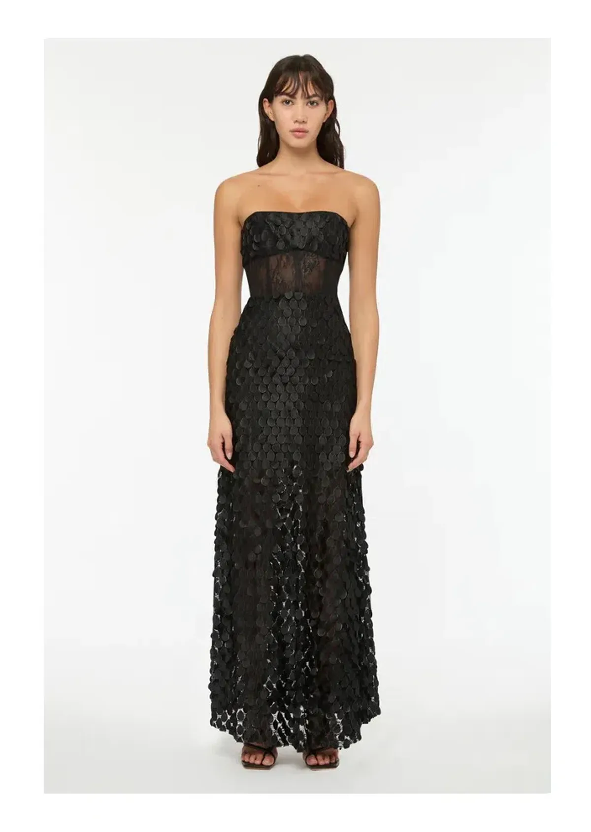 Manning Cartell Supreme Extreme Strapless Dress Black Size 8 for rent on The Volte - main image